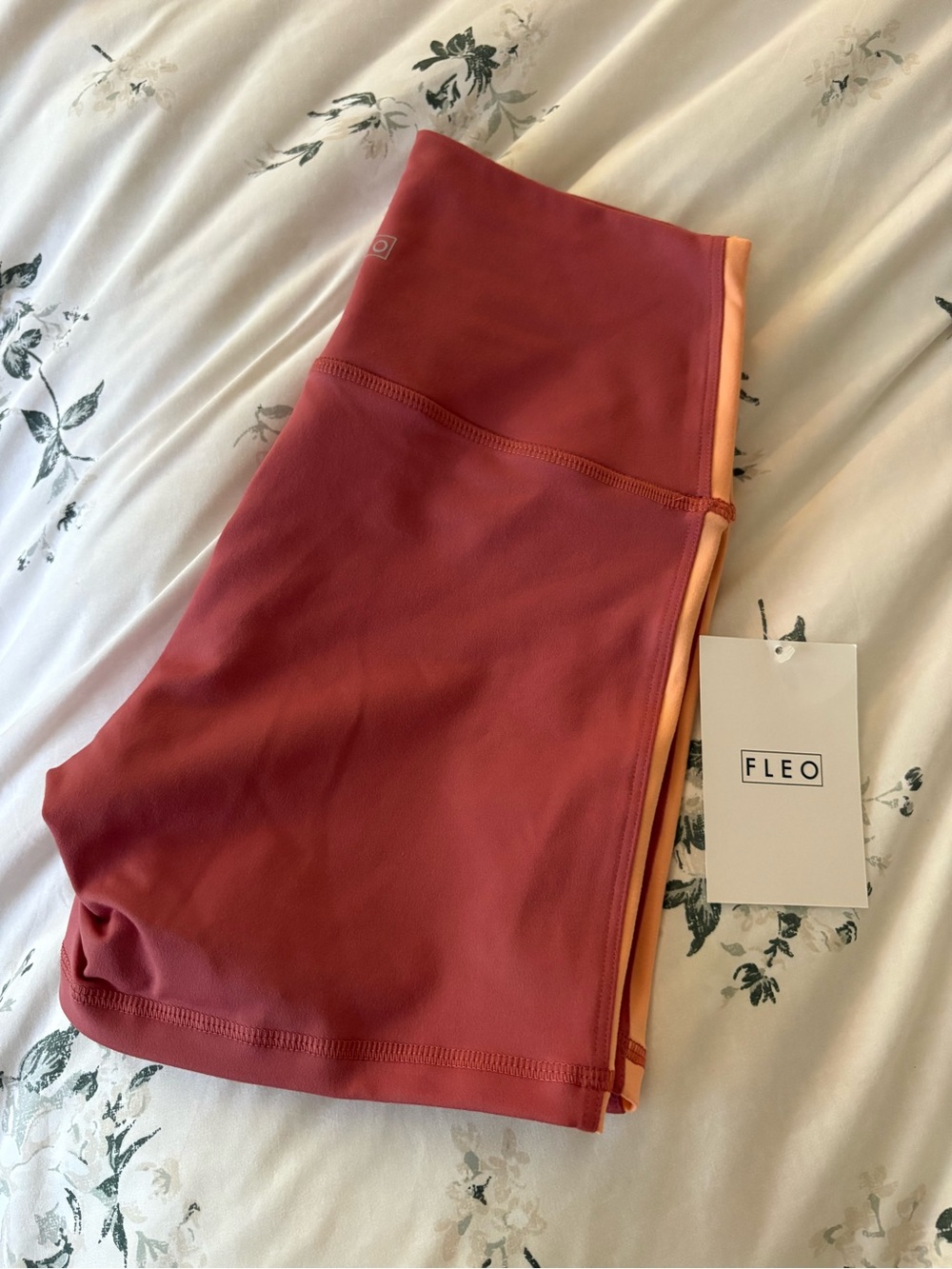 Fleo High-Rise Bike Shorts in Dusty Rose